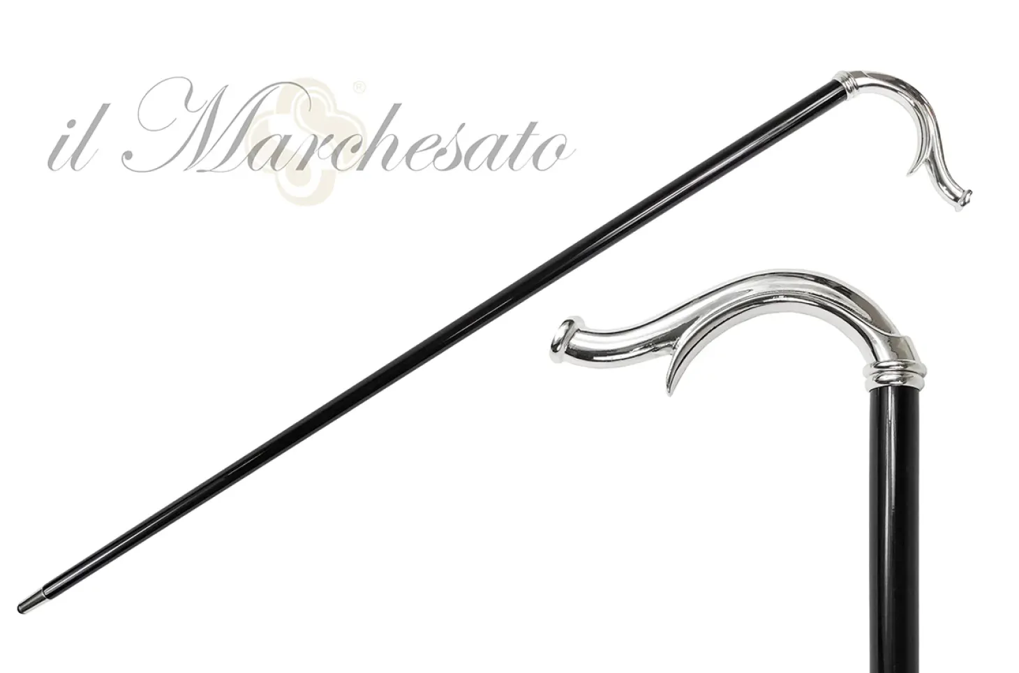 Original Silverplated Walking cane