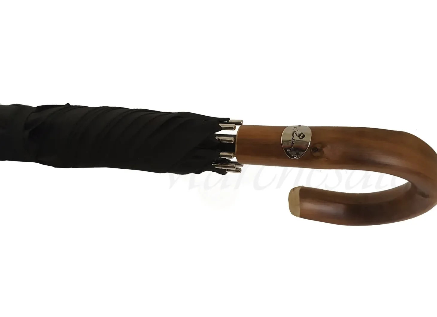 Oversized Men's Umbrella Black Extra Strong Fabric