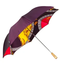 Plum Majesty: Exclusive Umbrella in Plum Color with Ornamental Design