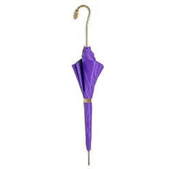 Precious purple umbrella with yellow crystals