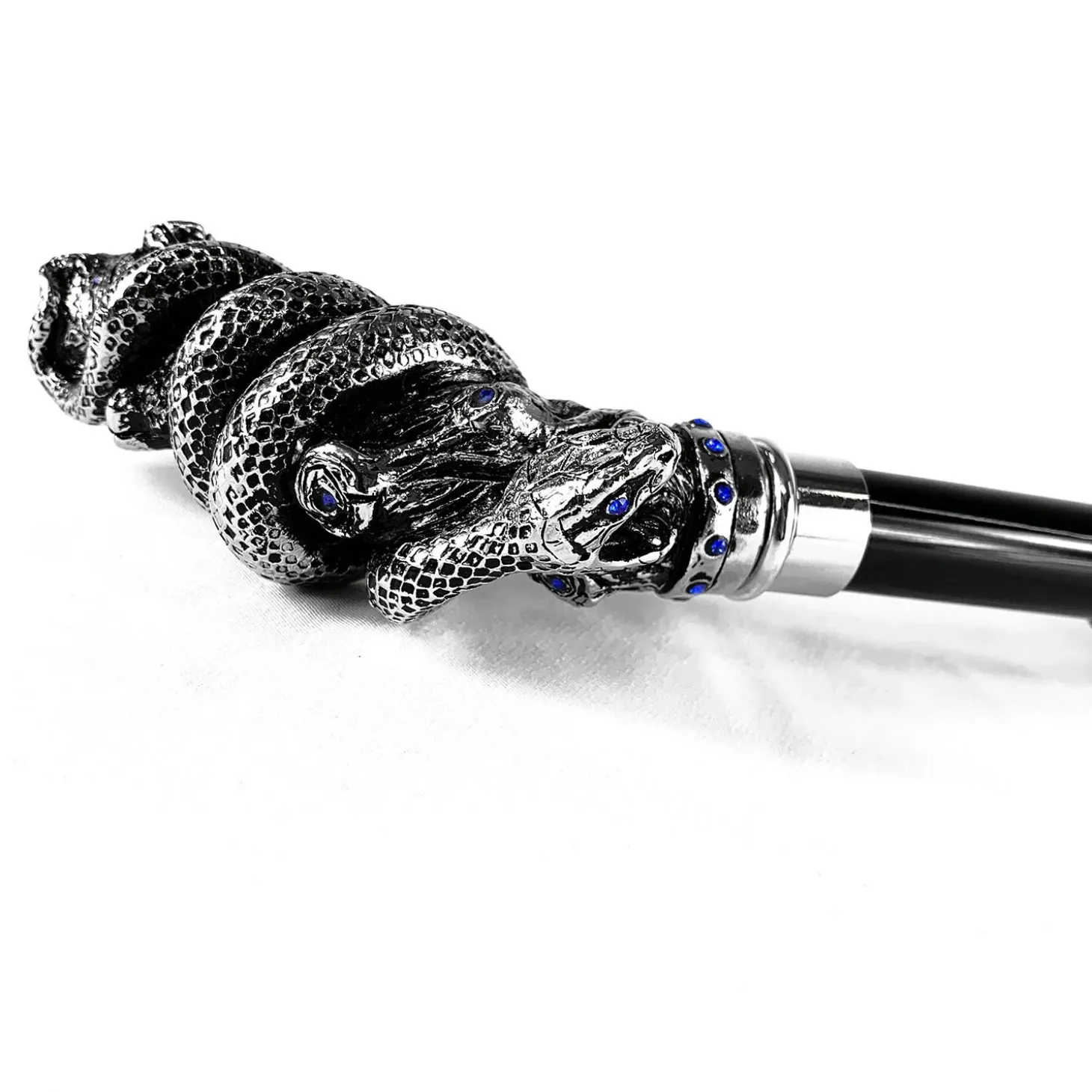 Premium double canopy with Snake handle and crystals