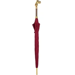 Premium Men's Exclusive Luxury Umbrella with 24K dog handle