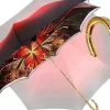 Red Double Canopy Luxury Ladies Umbrella