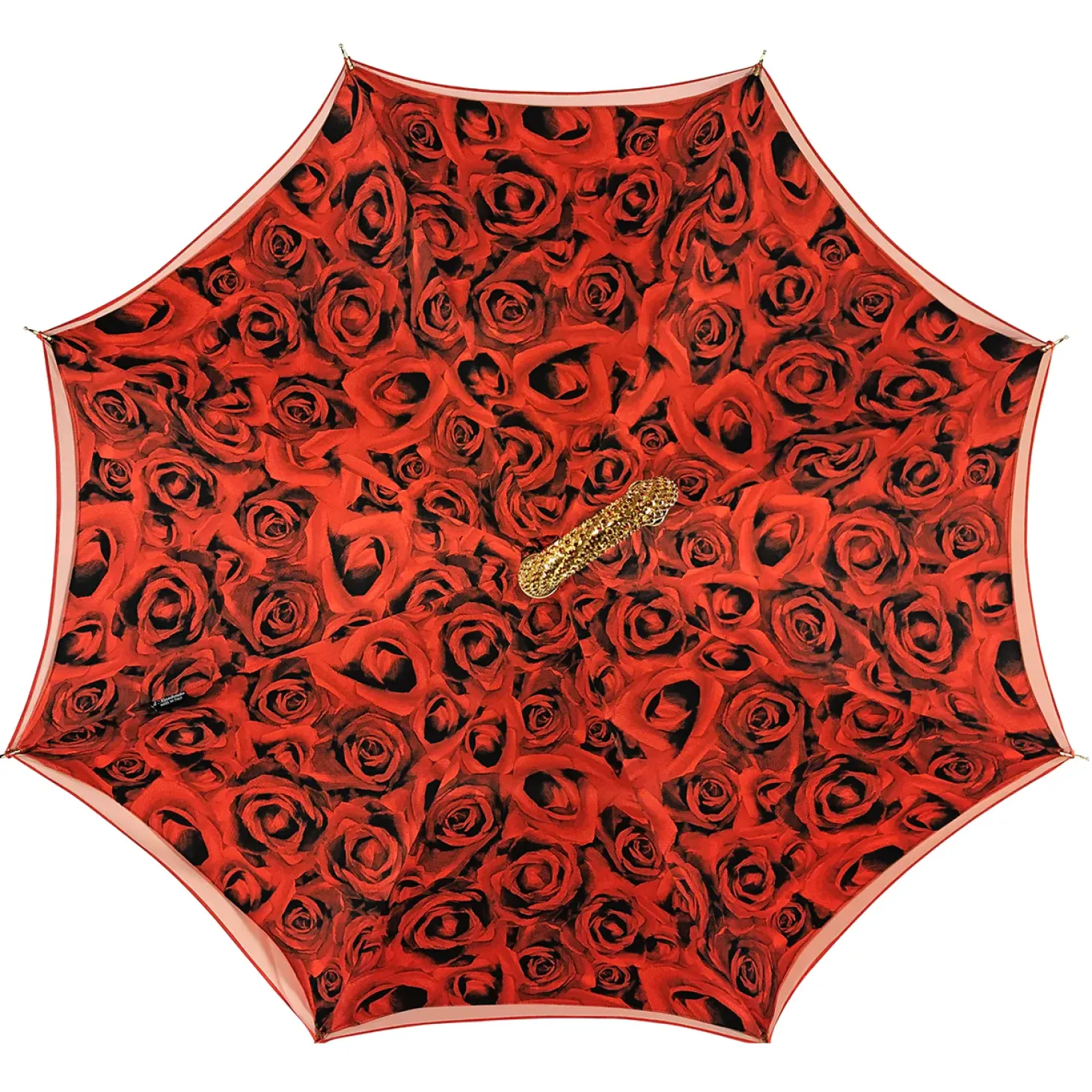 Romantic Umbrella with red Roses