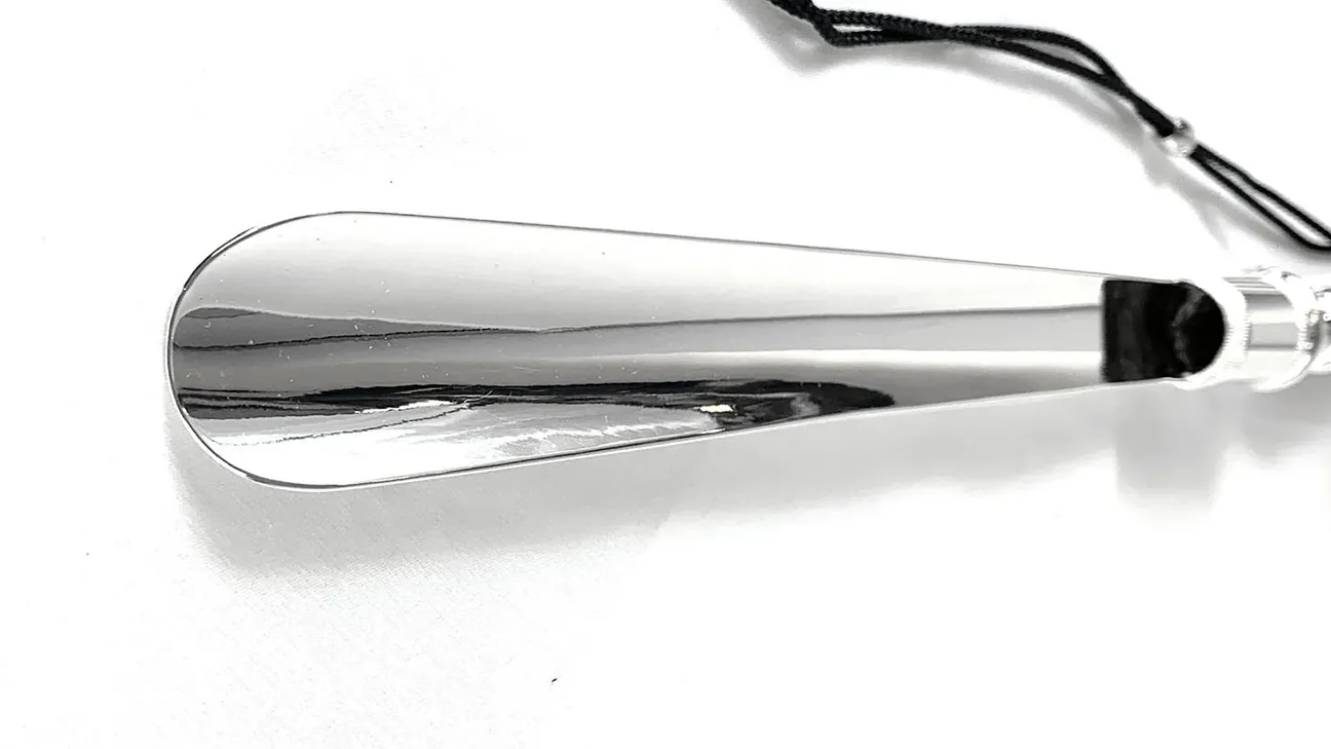 Silver-Plated Luxury Shoehorn with Brass Tongue