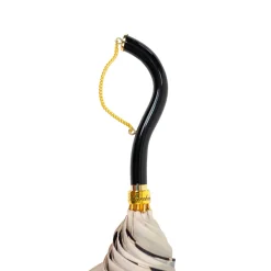 Simple and Original Black and Cream Umbrella
