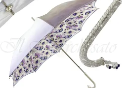 Sparkling Lilac Umbrella with Anemones