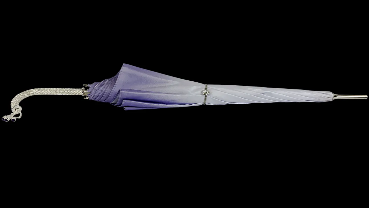 Sparkling Lilac Umbrella with Anemones