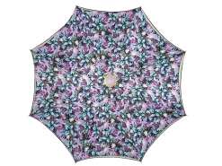 Stunning grey umbrella with light purple inside