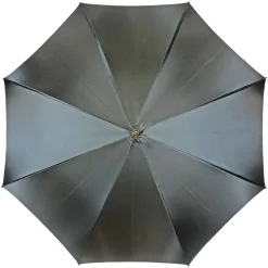 Stunning grey umbrella with light purple inside