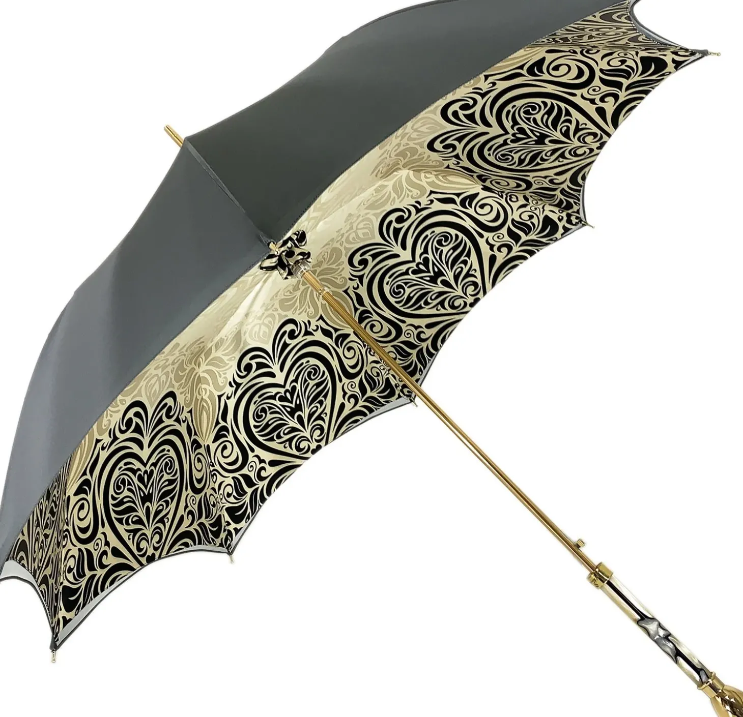 Stylish Baroque Design - Handmade Fashion Umbrella For Women il Marchesato Ombrelli