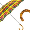 Stylish Tartan Bamboo Umbrella