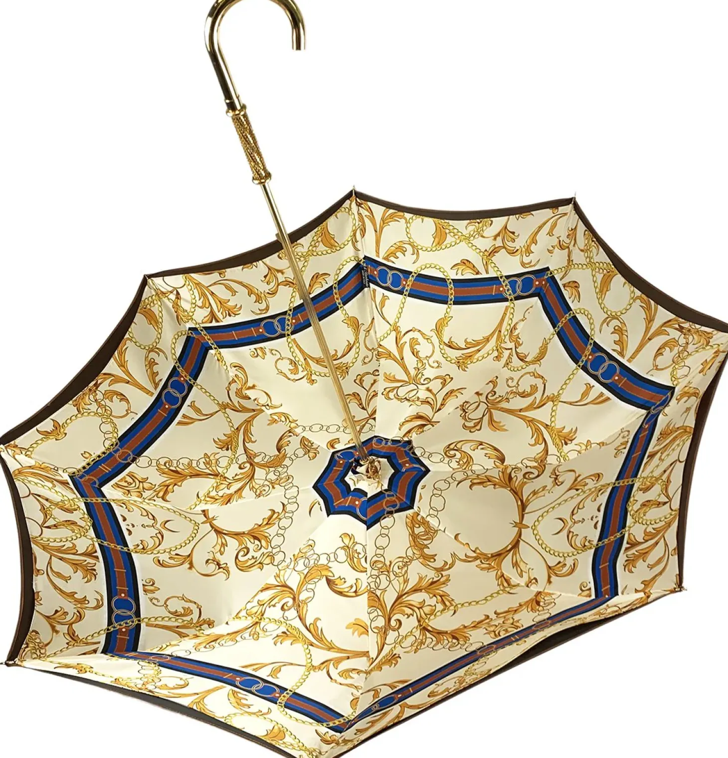 Superb Bronze Color Umbrella With Chains Pattern