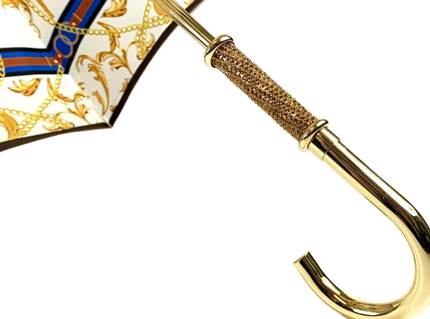 Superb Bronze Color Umbrella With Chains Pattern