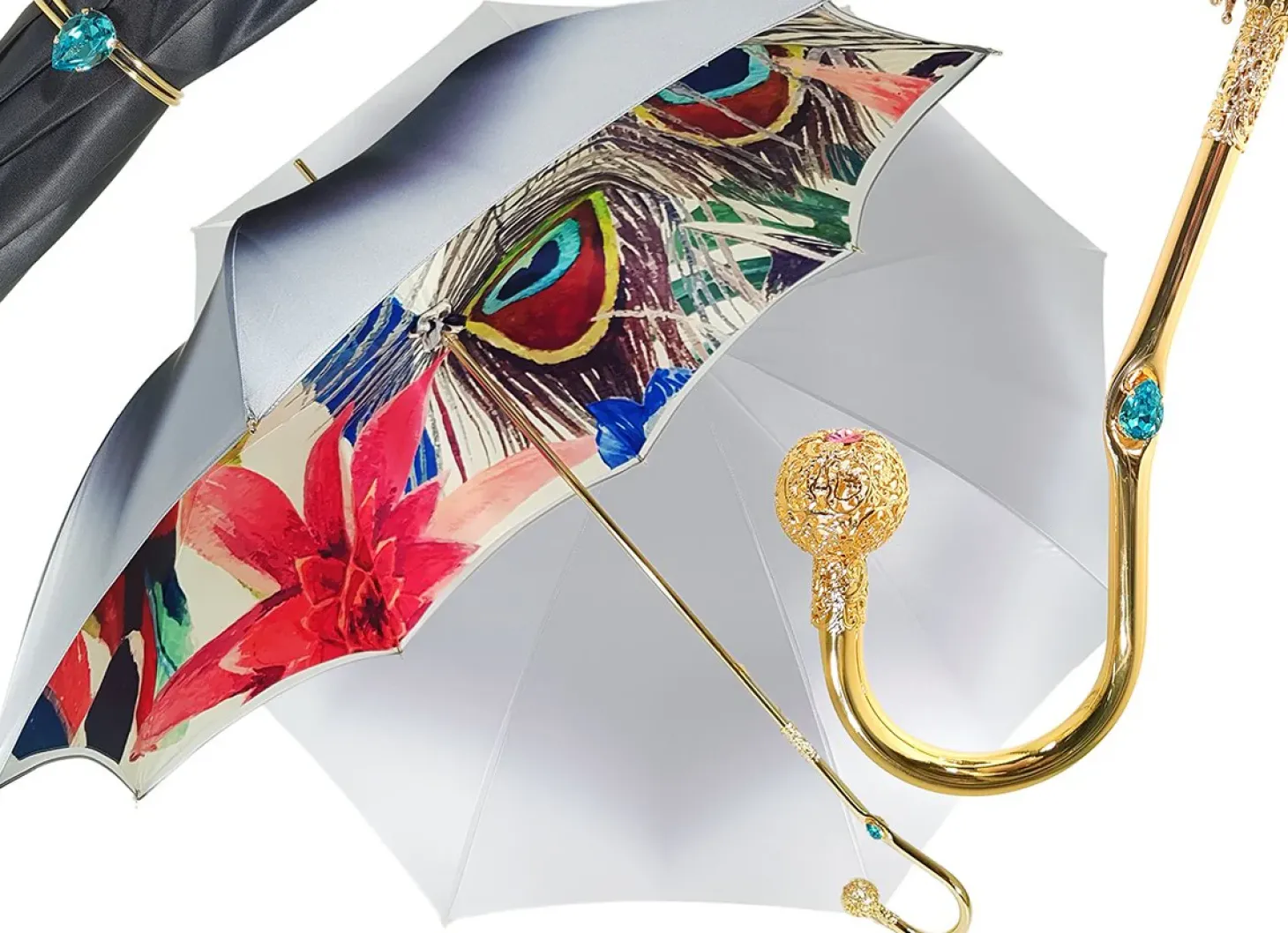 Superb Umbrella With Floral Design
