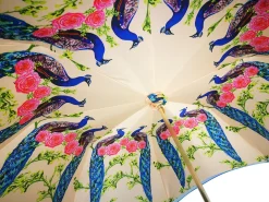 Swan Umbrella Amazing Enamel On Gold