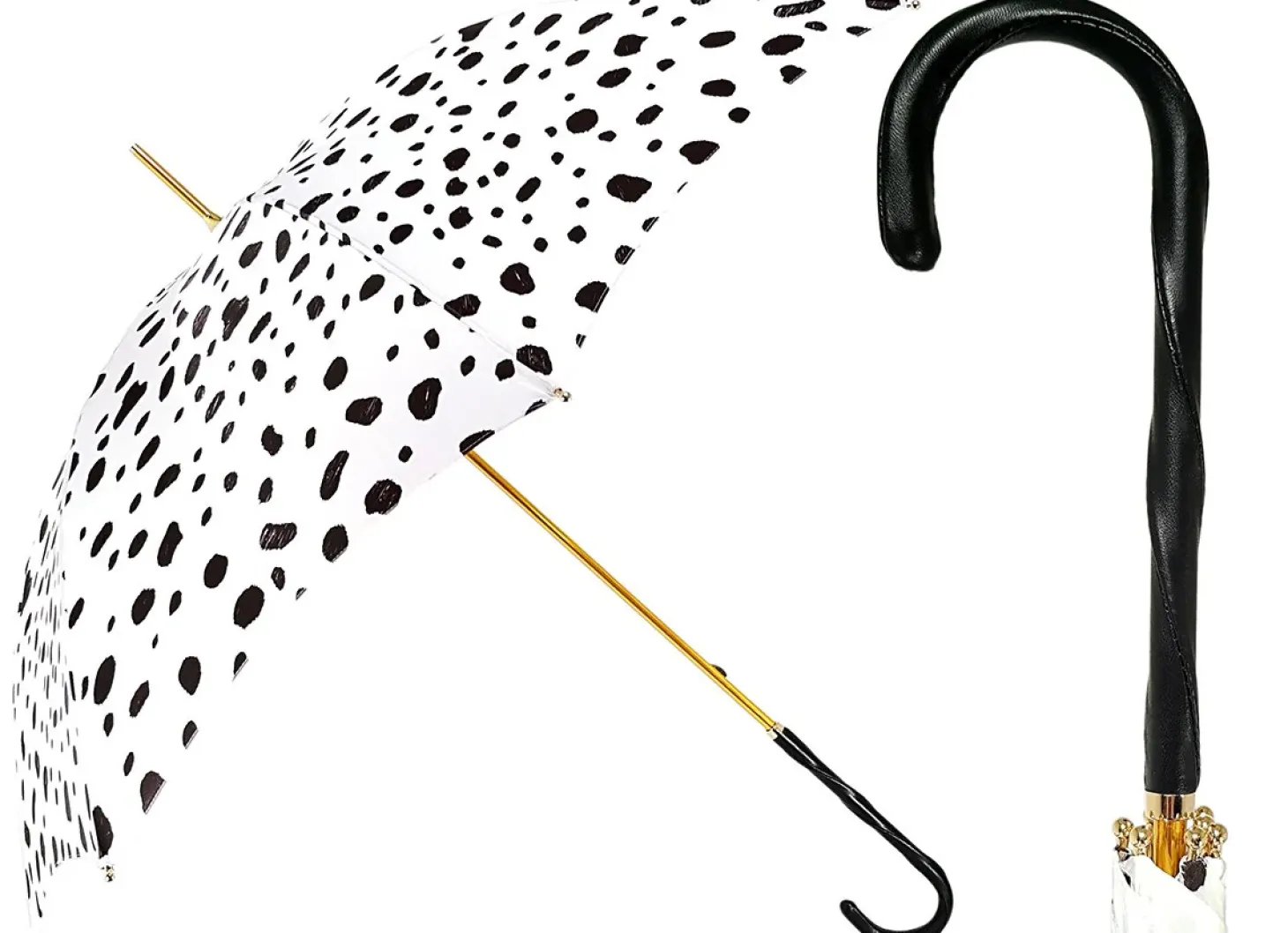 Umbrella Features Dalmatian Patterned