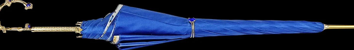 Umbrella in Fantastic double canopy blue