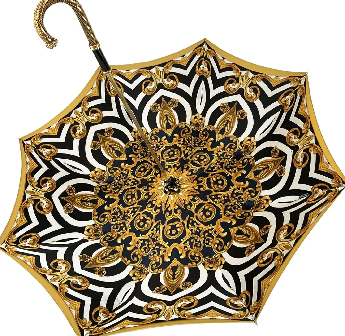 Umbrella In Fantastic Double Yellow Gold Cloth