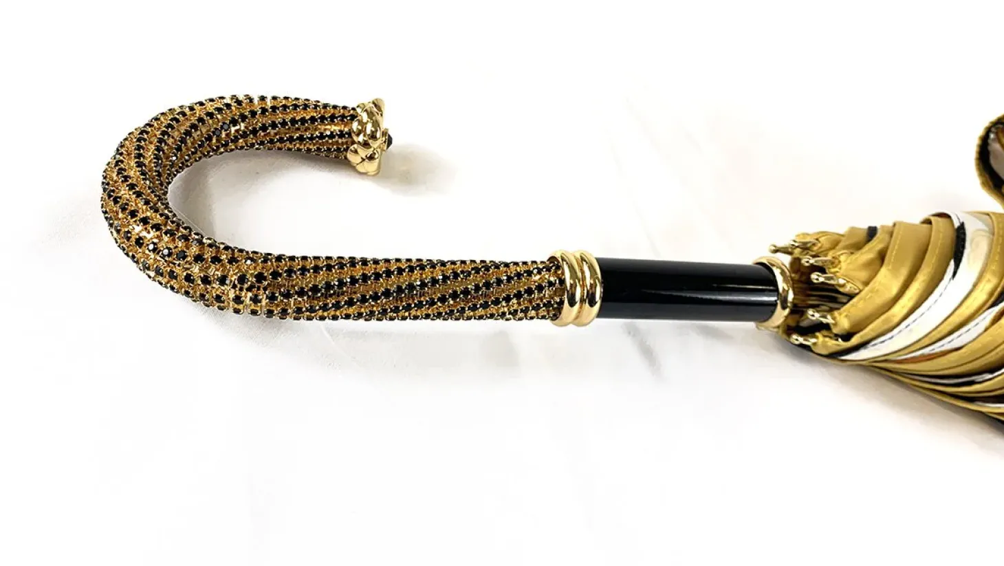 Umbrella In Fantastic Double Yellow Gold Cloth