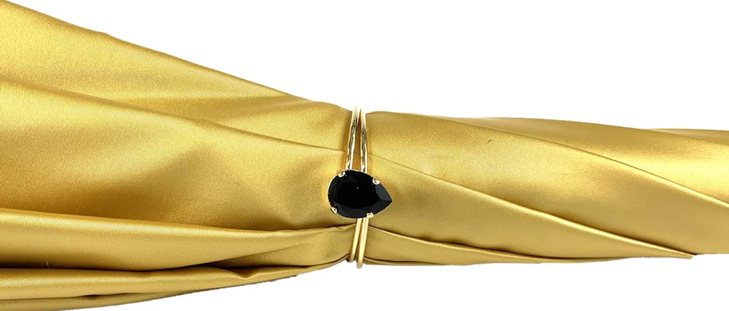 Umbrella In Fantastic Double Yellow Gold Cloth