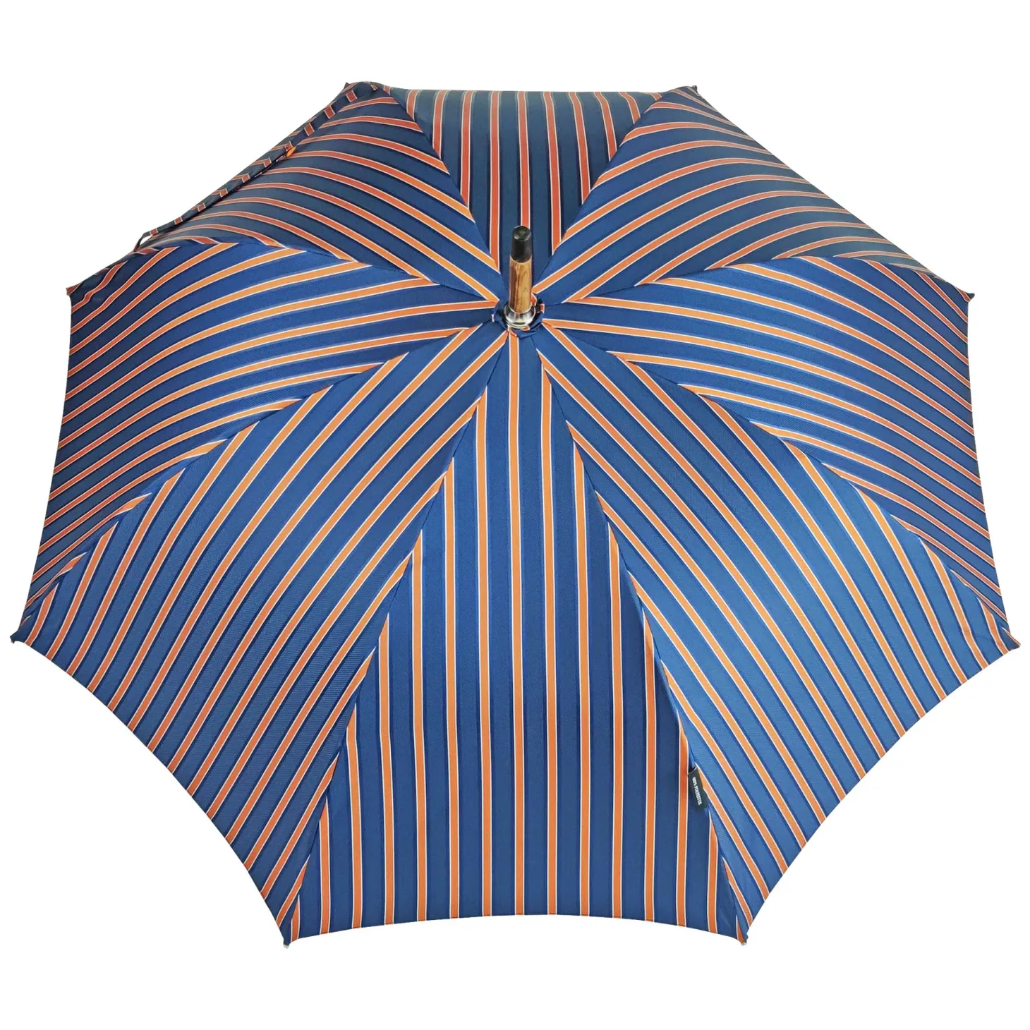 Umbrella with green Caiman Crocodile leather handle