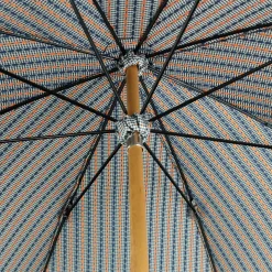 Umbrella with handle in peeled chestnut