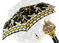 Women's Folding Umbrella - Wonderful Heron Design