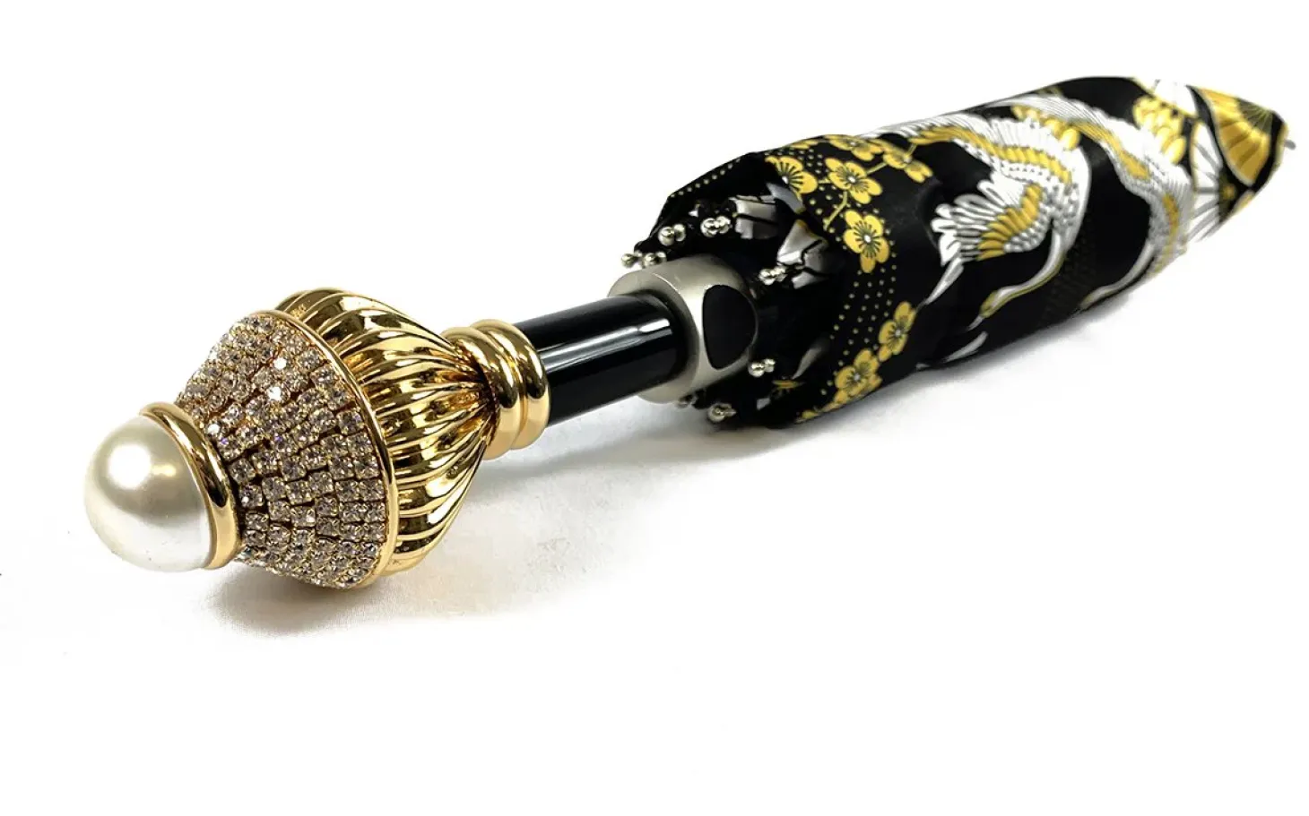 Women's Folding Umbrella - Wonderful Heron Design