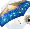 Women's Folding Umbrella - New Exclusive Daisies Design