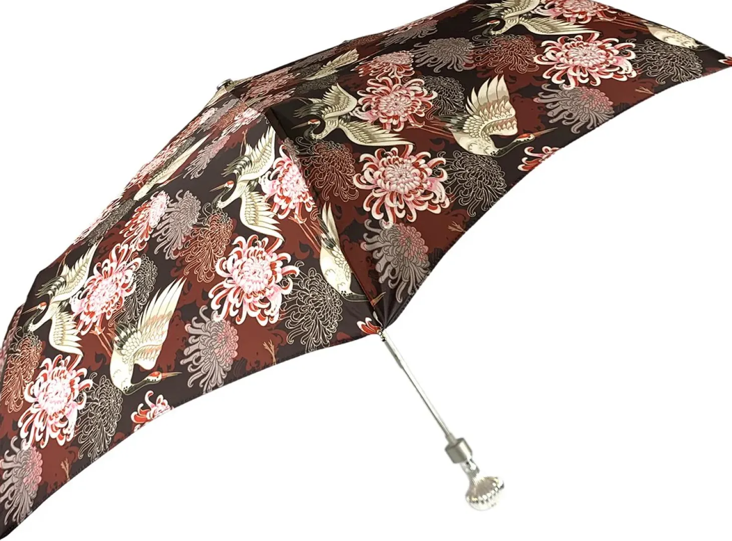 Women's Folding Umbrella - Wonderful Heron Design
