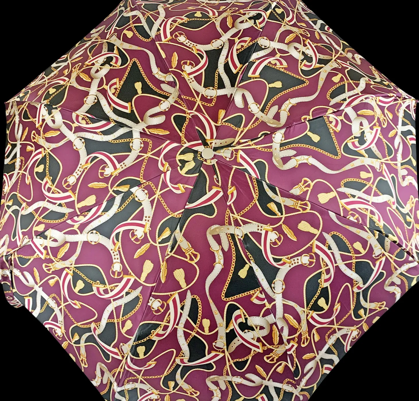 Women's Folding Umbrella - Exclusive crimson Design