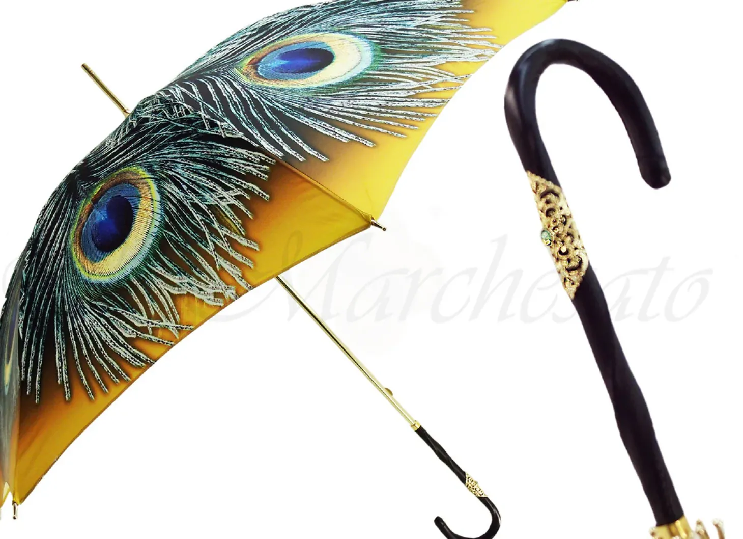 Women's Luxury Peacock Umbrella