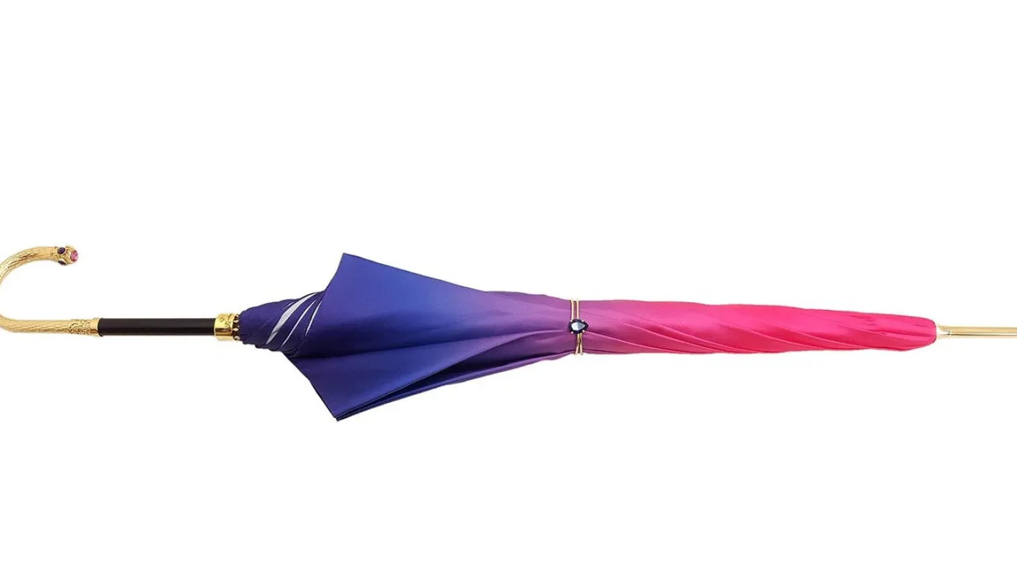 Women's Umbrella - Swarovski Cristals - Double Cloth