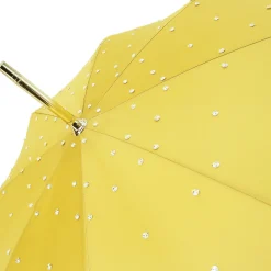 Yellow Gold Women's Umbrella Fashion Crystals Umbrellas Great Gift Idea